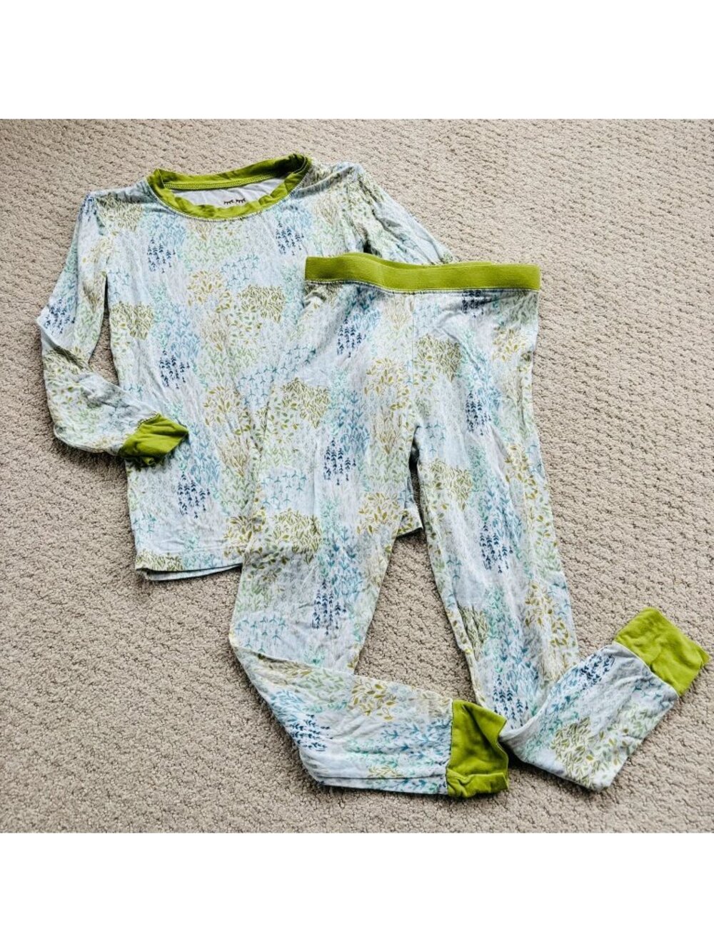 Little sleepies botanical garden bamboo pajamas